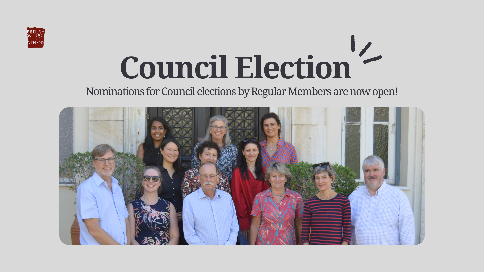 Nominations for election to Council by the Regular Members