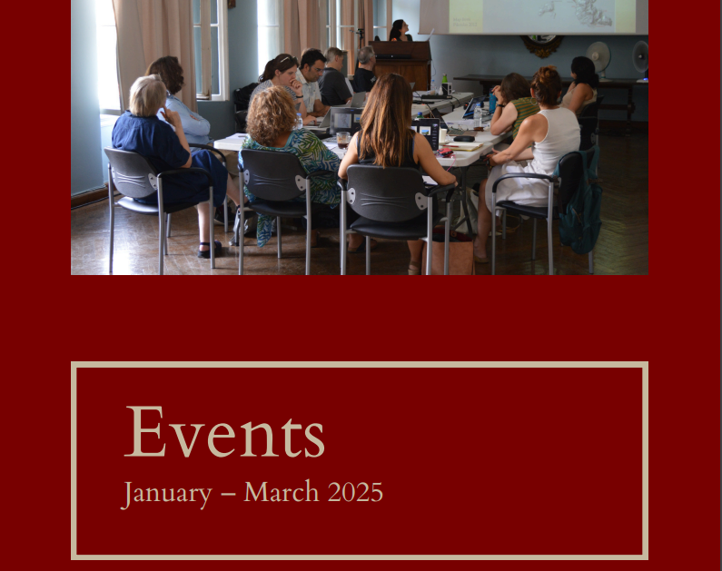 Events Brochure January - March 2025