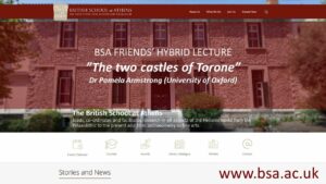 Dr Pamela Armstrong, "The Two Castles of Torone"